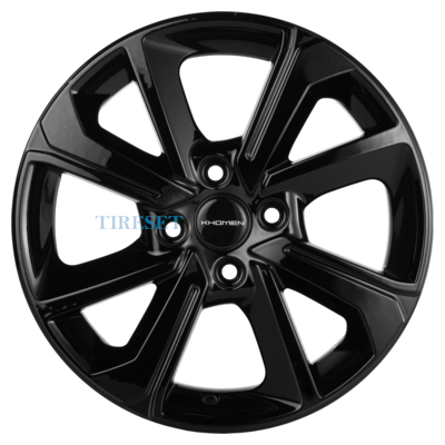 Диски Khomen Wheels 6x15/4x100 ET45 D56,6 KHW1501 (Nexia) Black на tireset.ru