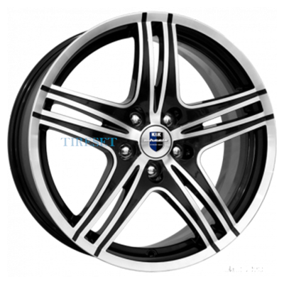 Диски KиK 8x18/5x120 ET32 D60,1 Омаха (КС569) Алмаз черный на tireset.ru