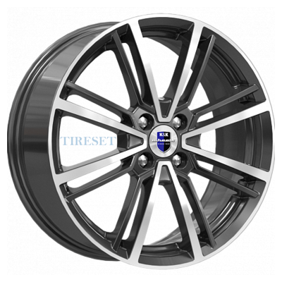 Диски KиK 7x17/5x112 ET40 D57,1 Эрфурт (КС898) Алмаз черный на tireset.ru