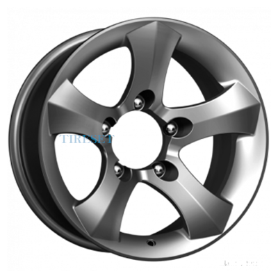 KиK 8x16/5x139,7 ET-20 D110,1 Айсберг (КС662) Дарк платинум