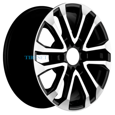 Диски Khomen Wheels 7,5x18/6x139,7 ET38 D100,1 KHW1805 (Haval H5/Great Wall Hover H3/H5) Black-FP на tireset.ru