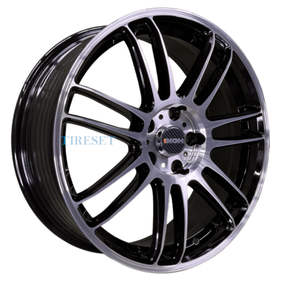 INCH 7x18/5x114,3 ET50 D54,1 FA8535 Gloss Black Machined Face (ZJH) FlowForming