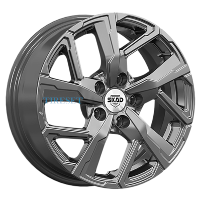 Диски СКАД 6x15/5x114,3 ET42 D67,1 Смолвуд (КЛ1200) Графит на tireset.ru