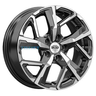Диски СКАД 6x15/5x114,3 ET46 D67,1 Смолвуд (КЛ1200) Алмаз на tireset.ru