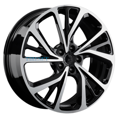 Диски LS Forged 8x19/5x108 ET52 D60,1 LS FG22 BKF (конус, C570) на tireset.ru
