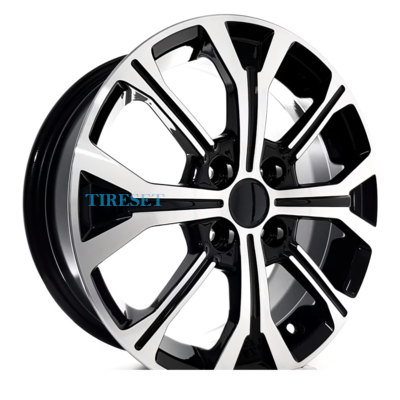 Диски KиK 6x15/4x100 ET46 D54,1 КС945 Алмаз черный на tireset.ru
