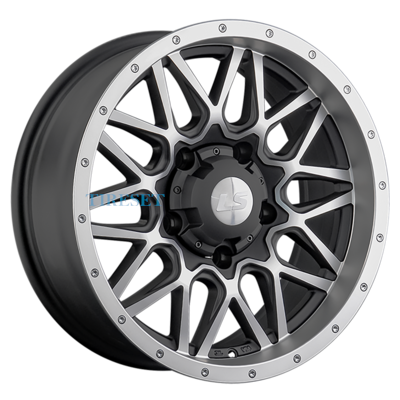 Диски LS 8x17/6x139,7 ET10 D106,1 1341 MBF (конус, Колпак+лого) на tireset.ru