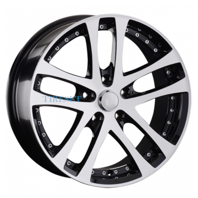 Диски LS 7,5x17/5x114,3 ET35 D73,1 919 BKF (конус) на tireset.ru