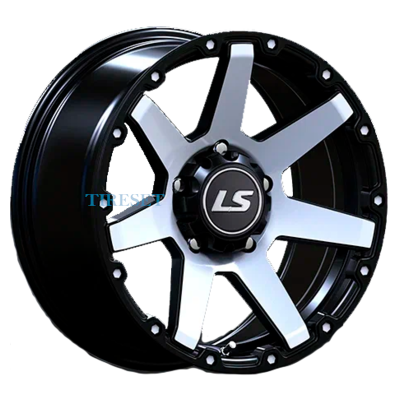 Диски LS 7x15/6x139,7 ET10 D106,1 873 BKF (конус, Колпак+лого) на tireset.ru
