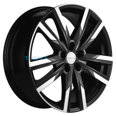 Диски Khomen Wheels 7,5x19/5x108 ET46 D63,4 KHW1905 (Geely Monjaro/Tugella) Black-FP на tireset.ru