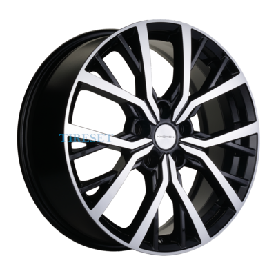 Диски Khomen Wheels 7x18/5x112 ET45 D57,1 KHW1806 (Karoq) Black-FP на tireset.ru