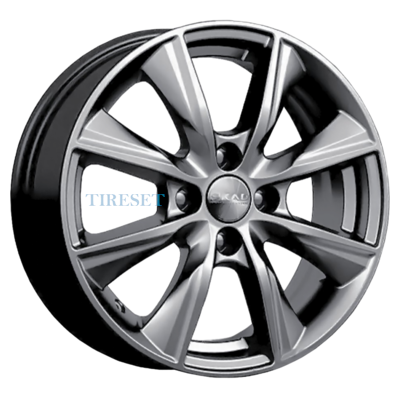 Диски Скад 6x15/4x100 ET35 D67,1 Порту графит на tireset.ru