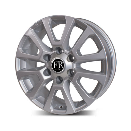 Диск FR Replica TY182 7.5x18/6x139.7 D106.2 ET25 Silver для LC Prado 150
