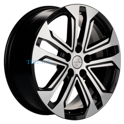 Khomen Wheels 7x18/5x110 ET50 D63,3 KHW1803 (CS35/CS35 Plus) Black-FP
