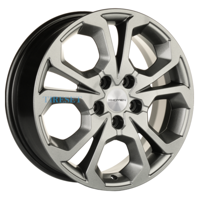 Диски Khomen Wheels 6,5x17/5x114,3 ET50 D67,1 KHW1711 (Ceed) G-Silver на tireset.ru