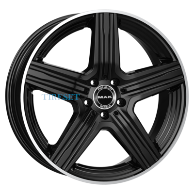 MAK 9x20/5x112 ET33 D66,6 Lewis Gloss Black Mirror Ring