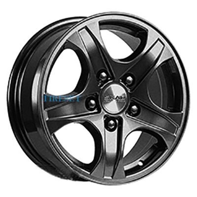 Диски Скад 6,5x16/5x139,7 ET43 D98,5 Калипсо графит на tireset.ru