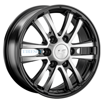 Диски LS 7x17/6x139,7 ET30 D106,1 1287 BKF (конус, Колпак+лого) на tireset.ru