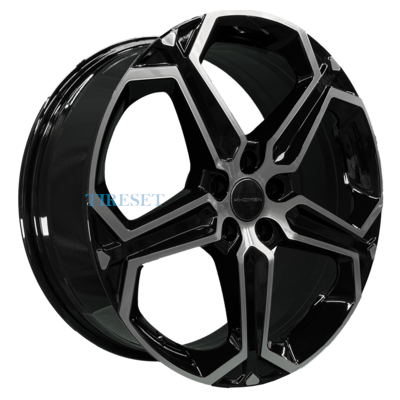 Диски Khomen Wheels 7,5x19/5x108 ET50,5 D63,4 KHW1909 (Volvo XC60) Black-FP на tireset.ru