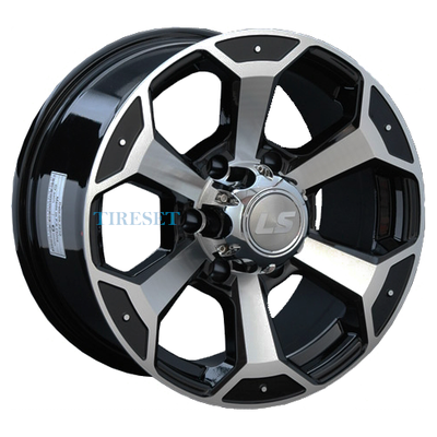 LS 7,5x18/6x139,7 ET25 D106,1 187 BKF (конус, Колпак+лого)