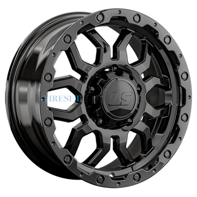 Диски LS 8x17/5x150 ET45 D110,1 1285 BK (конус, Колпак+лого) на tireset.ru
