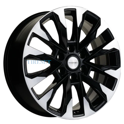 Диски Khomen Wheels 8x20/6x139,7 ET-28 D78,1 KHW2010 (Chevrolet Tahoe) Black-FP на tireset.ru
