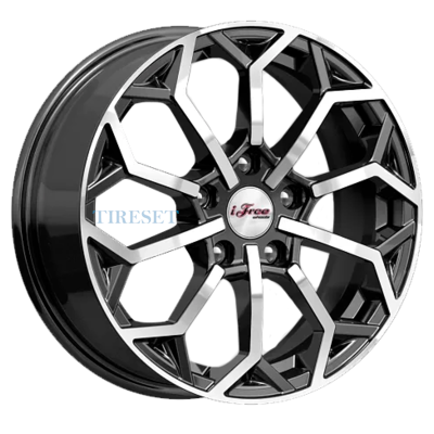 Диски iFree 6,5x16/5x100 ET38 D67,1 Спейс-Нидл Блэк Джек на tireset.ru