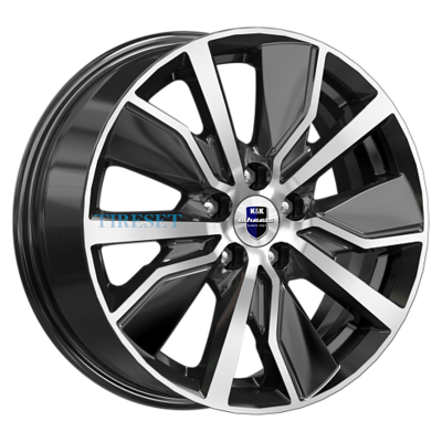 KиK 6,5x16/5x110 ET38 D65,1 Гамбит (КС961) Алмаз черный