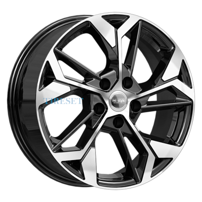 KиK 6,5x17/5x108 ET33 D60,1 КС1062 Алмаз черный