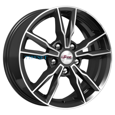 iFree 6,5x16/5x112 ET46 D57,1 Икигай Блэк Джек