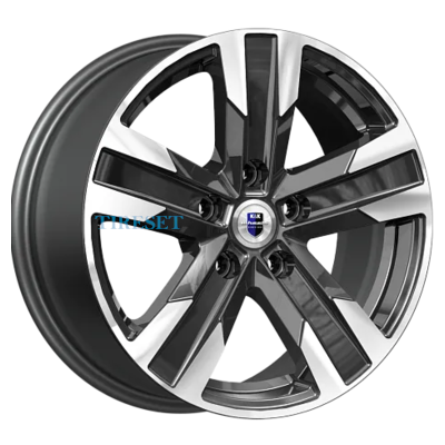Диски KиK 7x16/5x110 ET45 D67,1 Висмут (КС100) Алмаз черный на tireset.ru