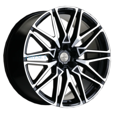 Khomen Wheels 9,5x21/5x112 ET30 D66,6 KHW2103 (X5/X6/X7доп.) Black-FP