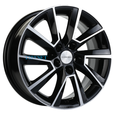 Диски Khomen Wheels 6x15/5x100 ET38 D57,1 KHW1507 (Rapid/Fabia) Black-FP на tireset.ru