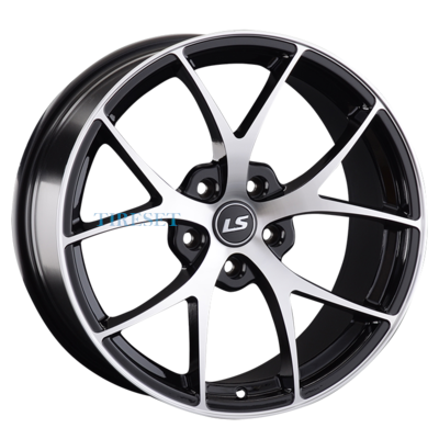 Диски LS 8,5x18/5x114,3 ET35 D67,1 845 BKF (конус) на tireset.ru