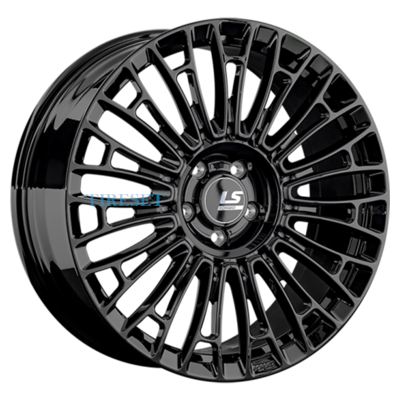 LS Forged 8,5x21/5x120 ET43,5 D72,6 LS FG25 BK (конус, Колпак+лого)