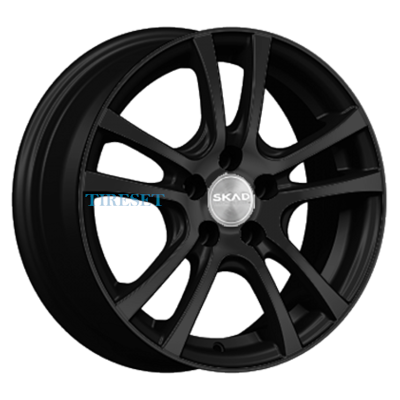 СКАД 6x15/4x98 ET38 D58,6 Дели (КЛ300) Черный бархат