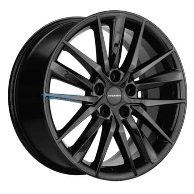 Диски Khomen Wheels 8x18/5x108 ET46 D63,4 KHW1807 (Tugella/Jaguar XF/F-Pace) Black на tireset.ru