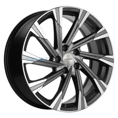 Диски Khomen Wheels 7,5x19/5x108 ET33 D60,1 KHW1901 (Chery Tiggo 7 Pro) Gray-FP на tireset.ru