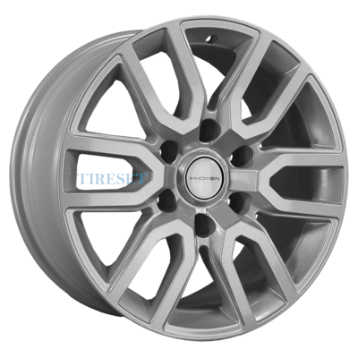 Диски Khomen Wheels 8x17/6x139,7 ET36 D100,1 KHW1723 (Tank 300) F-Silver на tireset.ru