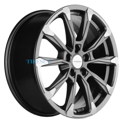 Khomen Wheels 7,5x18/5x112 ET43 D57,1 KHW1808 (Kodiaq) Gray-FP
