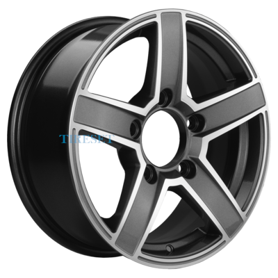 Диски Khomen Wheels 6,5x16/5x139,7 ET40 D98,5 KHW1614 (Niva 4x4) Gray-FP на tireset.ru