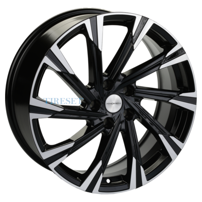 Диски Khomen Wheels 7,5x19/5x114,3 ET49,5 D67,1 KHW1901 (Soul/Seltos/Sonata) Black-FP на tireset.ru