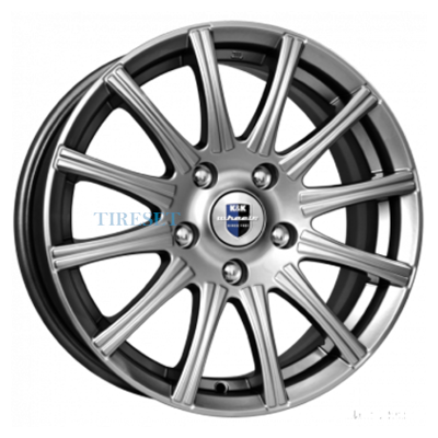 KиK 5x13/4x100 ET35 D67,1 Сиеста (КС477) Дарк платинум