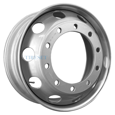 Диски Xingmin 8,25x22,5/10x335 ET169 D281 Sil (XLI) 3 750 кг на tireset.ru