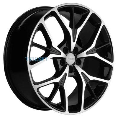 Khomen Wheels 8x20/5x120 ET41,5 D66,1 KHW2012 (Voyah Dream) Black-FP