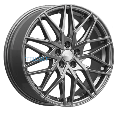 Диски Скад 7x17/5x100 ET38 D57,1 Азимут графит на tireset.ru