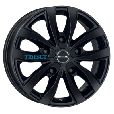 Диски MAK 6,5x16/5x160 ET60 D65,1 Load 5 Gloss Black на tireset.ru