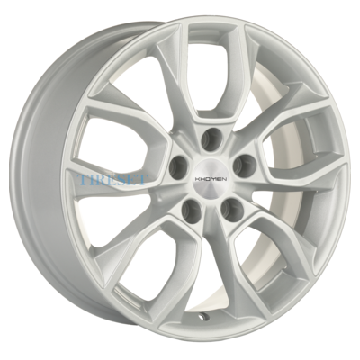 Khomen Wheels 7x17/5x114,3 ET45 D67,1 KHW1713 (CX-5/i40/X-Trail) F-Silver