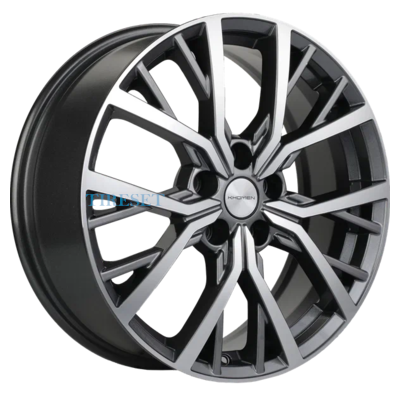 Диски Khomen Wheels 7x18/5x112 ET43 D57,1 KHW1806 (Kodiaq) Gray-FP на tireset.ru