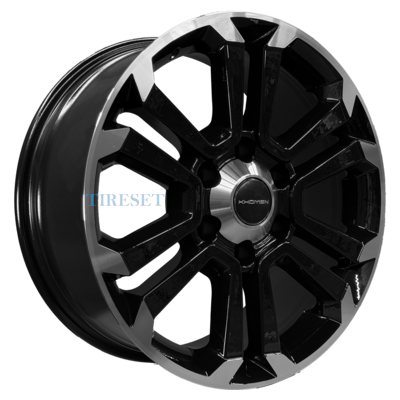 Диски Khomen Wheels 7,5x18/6x139,7 ET42 D75,1 KHW1817 (Haval H9) Black-FP на tireset.ru